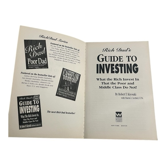 Book “Rich dad’s guide to investing” by Robert Kiyosaki 
Slightly used - Picture 5 of 9